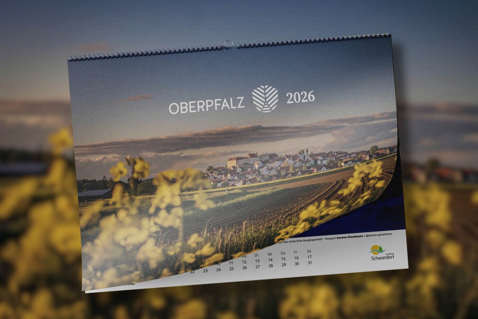 Oberpfalz Kalender 2026 Das Foto zeigt den Oberpfalz Kalender 2026.
